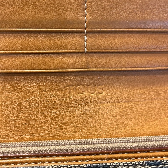 TOUS icon Wallet medium flat multi black beige, water repellent canvas - Picture 2 of 8